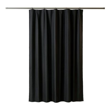 Alder Arc Shower Curtain Hanging Flat From A Plain Rod