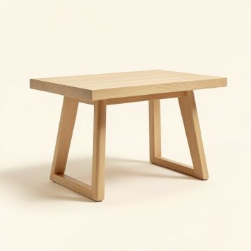 Pine Dining Table (synthetic illustration; no displayed measurements)