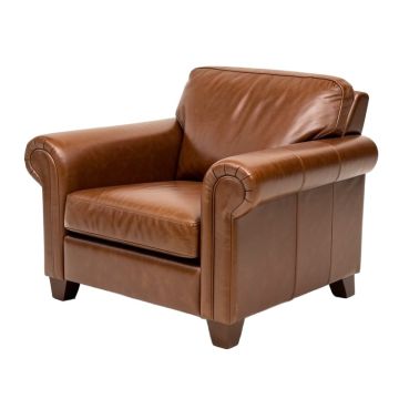 Valencia 68 '' Genuine Leather Rolled Arm Loveseat