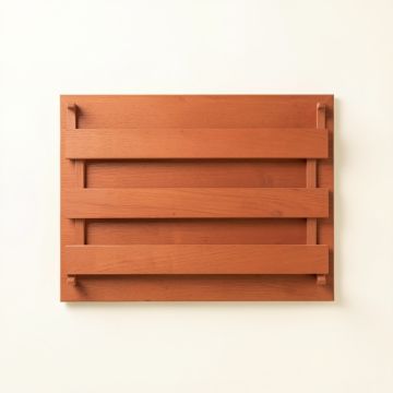 Reed Brook Empty Wall-Mounted Tool Organizer Panel - Terracotta (synthetic illustration; no displayed measurements)
