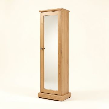 Lockable Jewelry Cabinet Armoire Standing Jewelry Holder Organizer (synthetic illustration; no displayed measurements)