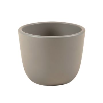 Happy Planter Planter , 14 '' X 14 '' X 13.6 '' , Smokey Cream