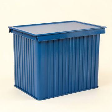 Bay Bluff Closed Outdoor Storage Box - Blue (synthetic illustration; no displayed measurements)