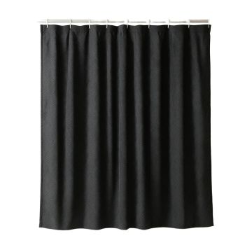 Briar Arc Shower Curtain Hanging Flat From A Plain Rod