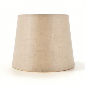 11 '' H X 16 '' W Linen Empire Lamp Shade ( Screw On ) (synthetic illustration; no displayed measurements)