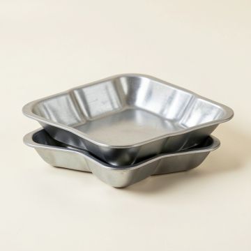 Timberland 3 Piece Rippled Tin Nested Star Tray Set (synthetic illustration; no displayed measurements)