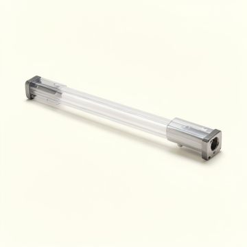 Holter Clear Acrylic Window Single Curtain Rod (synthetic illustration; no displayed measurements)