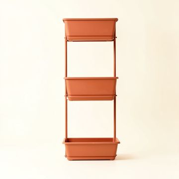 Aspen Bend Empty Vertical Garden Frame - Terracotta (synthetic illustration; no displayed measurements)