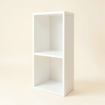 Fern Crossing Narrow Cubby Tower - White (synthetic illustration; no displayed measurements)