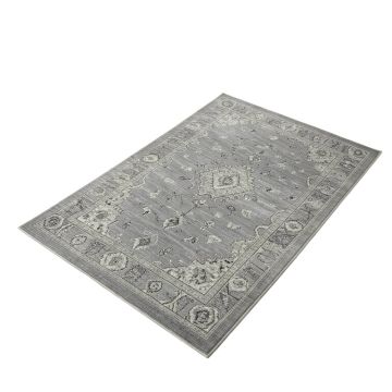 Nile Tarifa Bohemian Medallion Gray Area Rug