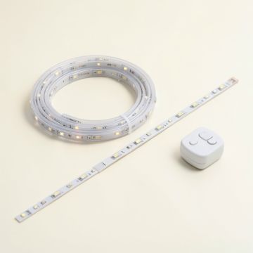 Fasesh 5M Rgb 3528 300 Led Smd Flexible Light Strip Lamp+44 Key Ir Remote Controller (synthetic illustration; no displayed measurements)