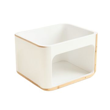 Ash Bend Empty Furniture-Style Litter Enclosure - White