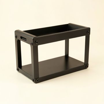 Canales Steel Diy Brackets Adjustable Kit Firewood Holder Log Rack (synthetic illustration; no displayed measurements)