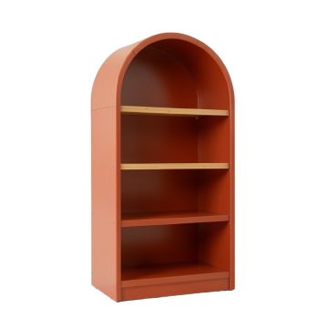 Sage Bend Freestanding Bookcase - Terracotta (synthetic illustration; no displayed measurements)