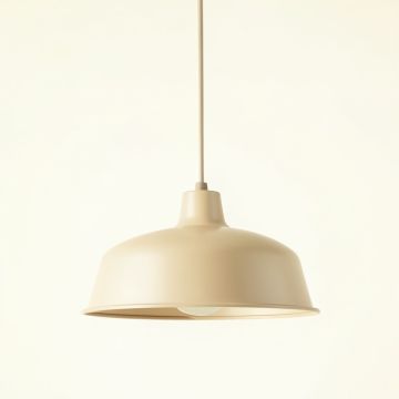 Spruce Crossing Pendant Light Suspended From One Plain Cable - Beige (synthetic illustration; no displayed measurements)
