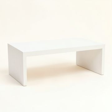 River Brook Desktop Monitor Riser - White (synthetic illustration; no displayed measurements)