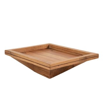 Latulipe 2 Piece Triangle Solid Wood Floating Shelf