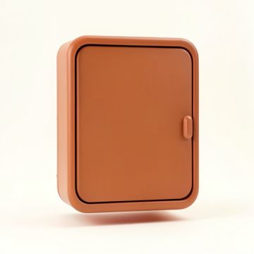 Field Crossing Wall-Mounted Laundry Cabinet - Terracotta (synthetic illustration; no displayed measurements)