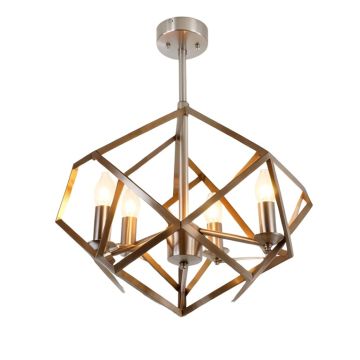 Prahl 6 - Light Unique / Statement Geometric Chandelier (synthetic illustration; no displayed measurements)