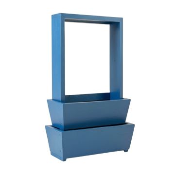 Juniper Brook Empty Vertical Garden Frame - Blue (synthetic illustration; no displayed measurements)