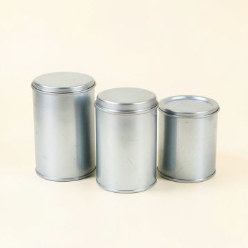 Galvanized Food Storage Containers 3 Piece Kitchen Canister Set (synthetic illustration; no displayed measurements)