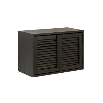 Flint Canyon Wall-Mounted Entry Cabinet - Black