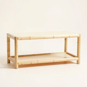 Willow Falls Indoor Bench - Cream (synthetic illustration; no displayed measurements)