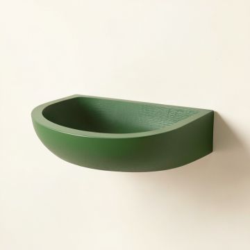 Olive Bend Wall-Mounted Cat Perch - Green (synthetic illustration; no displayed measurements)
