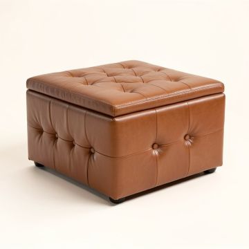 Upholstered Tufted Storage Ottoman (synthetic illustration; no displayed measurements)