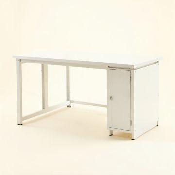 Glen Bridge Empty Workshop Workbench - White (synthetic illustration; no displayed measurements)