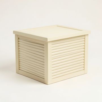 Spruce Dale Closed Outdoor Storage Box - Cream (synthetic illustration; no displayed measurements)
