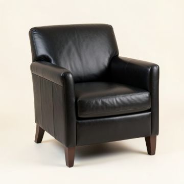 Nalan 39 '' Wide Genuine Leather Armchair (synthetic illustration; no displayed measurements)