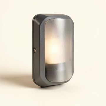 1 -Bulb Outdoor Bulkhead Light (synthetic illustration; no displayed measurements)