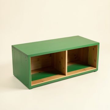 Rowan Brook Shoe Storage Bench - Green (synthetic illustration; no displayed measurements)