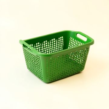 Summit Bluff Empty Storage Basket - Green (synthetic illustration; no displayed measurements)