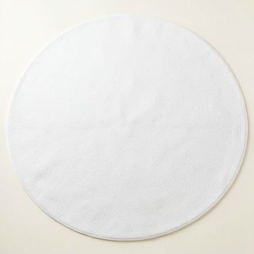 Briar Brook Round Area Rug - White (synthetic illustration; no displayed measurements)