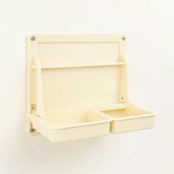 Birch Canyon Empty Wall-Mounted Tool Organizer Panel - Cream (synthetic illustration; no displayed measurements)