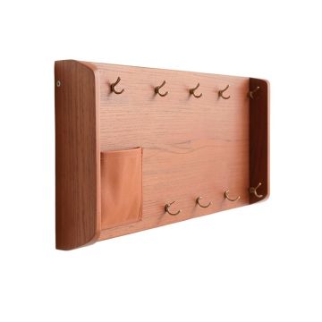Bay Branch Wall-Mounted Entryway Organizer Shelf - Terracotta