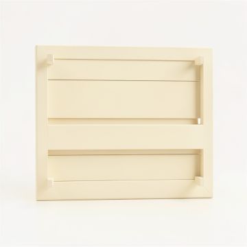 Cedar Dell Empty Wall-Mounted Tool Organizer Panel - Cream (synthetic illustration; no displayed measurements)