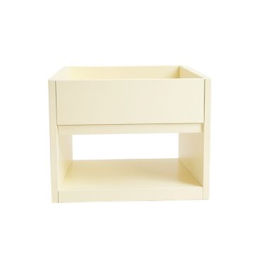 Moss Bend Empty Raised Planter - Ivory