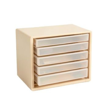 Willow Bluff Small-Parts Storage Drawer Cabinet - Beige