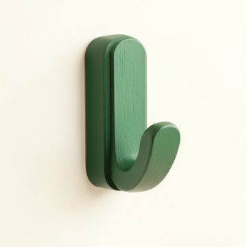 Holly Canyon Wall-Mounted Robe Hook - Green (synthetic illustration; no displayed measurements)