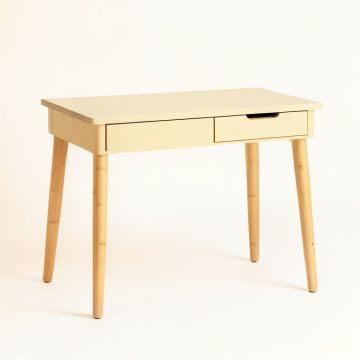 Alder Edge Writing Desk - Beige (synthetic illustration; no displayed measurements)