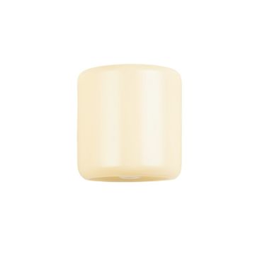 Vale Crest Wall Sconce Mounted On A Plain Wall - Cream