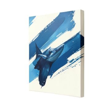 Abstract Strokes Nadando Paint - Wrapped Canvas Graphic Art Print
