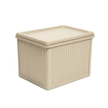 Moss Branch Closed Outdoor Storage Box - Beige