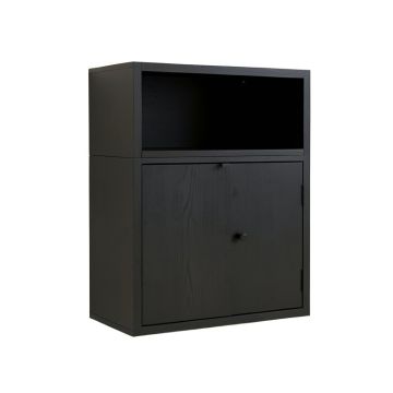 Briar Edge Wall-Mounted Entry Cabinet - Black