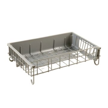 Cedar Edge Empty Under-Desk Cable Tray - Gray