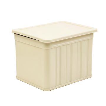Reed Brook Closed Outdoor Storage Box - Cream (synthetic illustration; no displayed measurements)