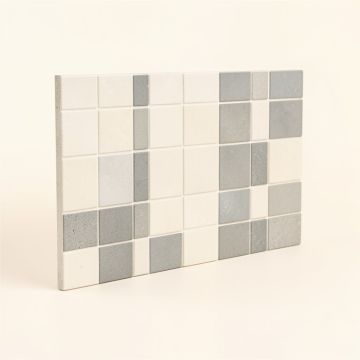 Urban 0.88 '' X 0.88 '' Porcelain Grid Mosaic Wall & Floor Tile (synthetic illustration; no displayed measurements)